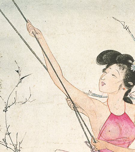 昌宁县-胡也佛的仕女画和最知名的金瓶梅秘戏图
